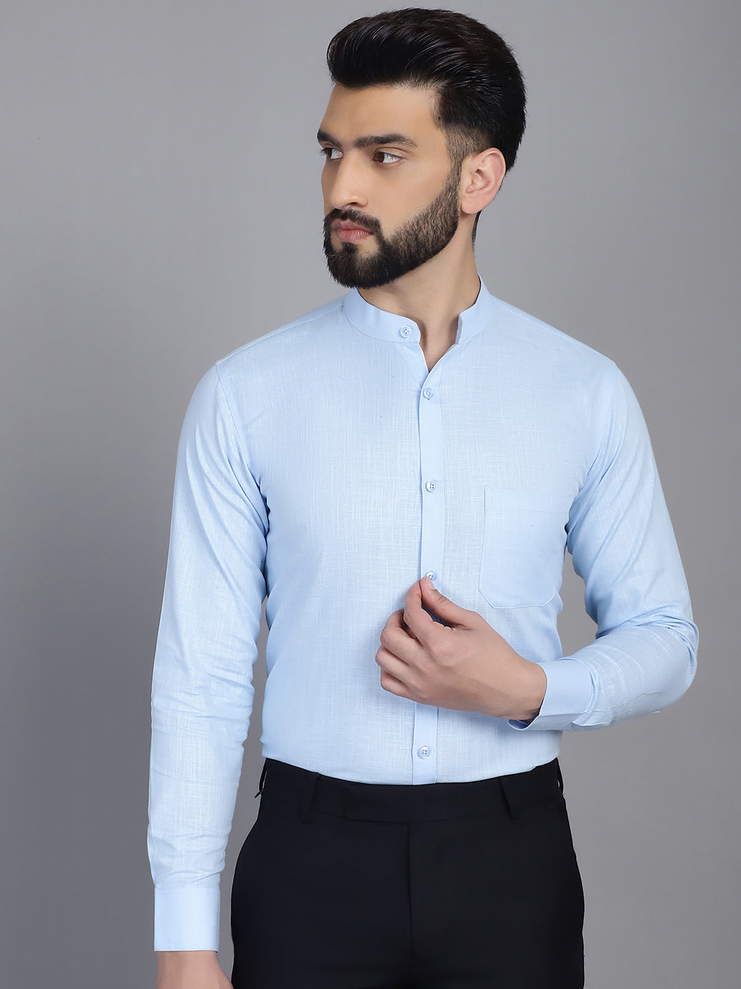 Men's Cotton Solid Formal Shirt for - Taantav