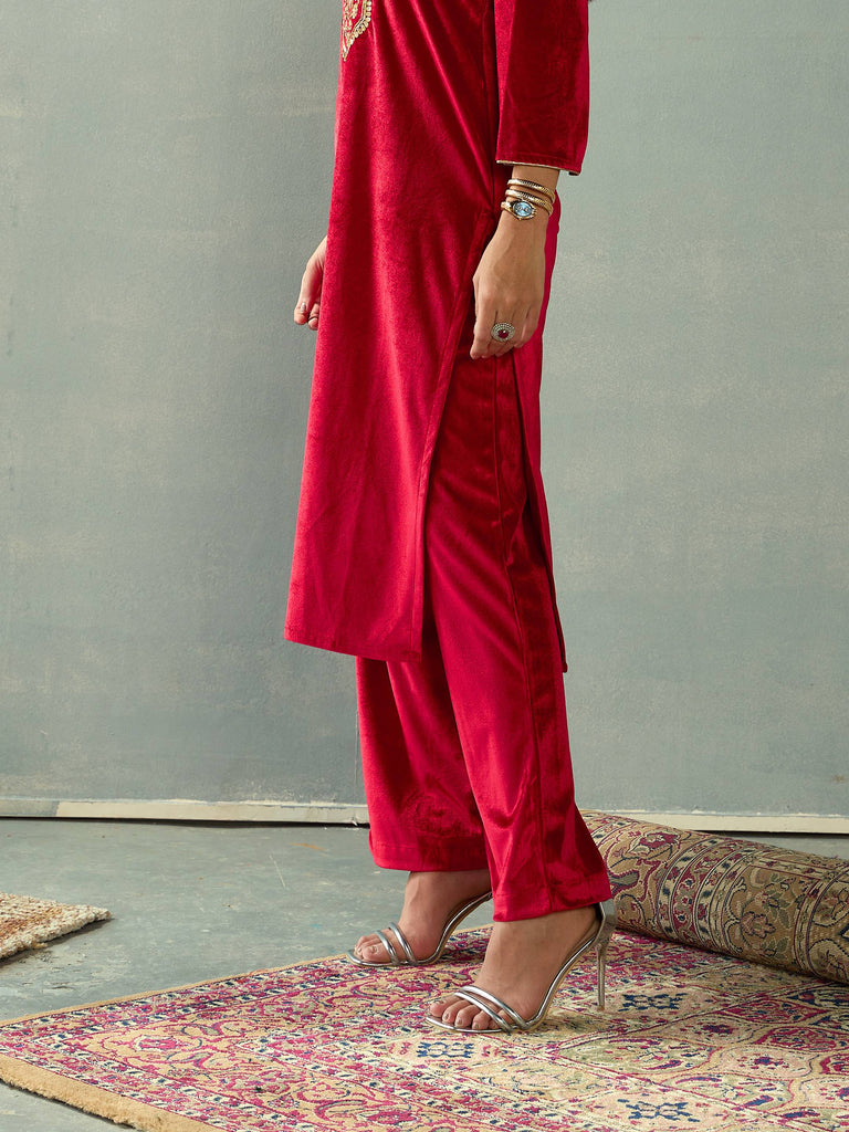 Women's Red Strong Pant