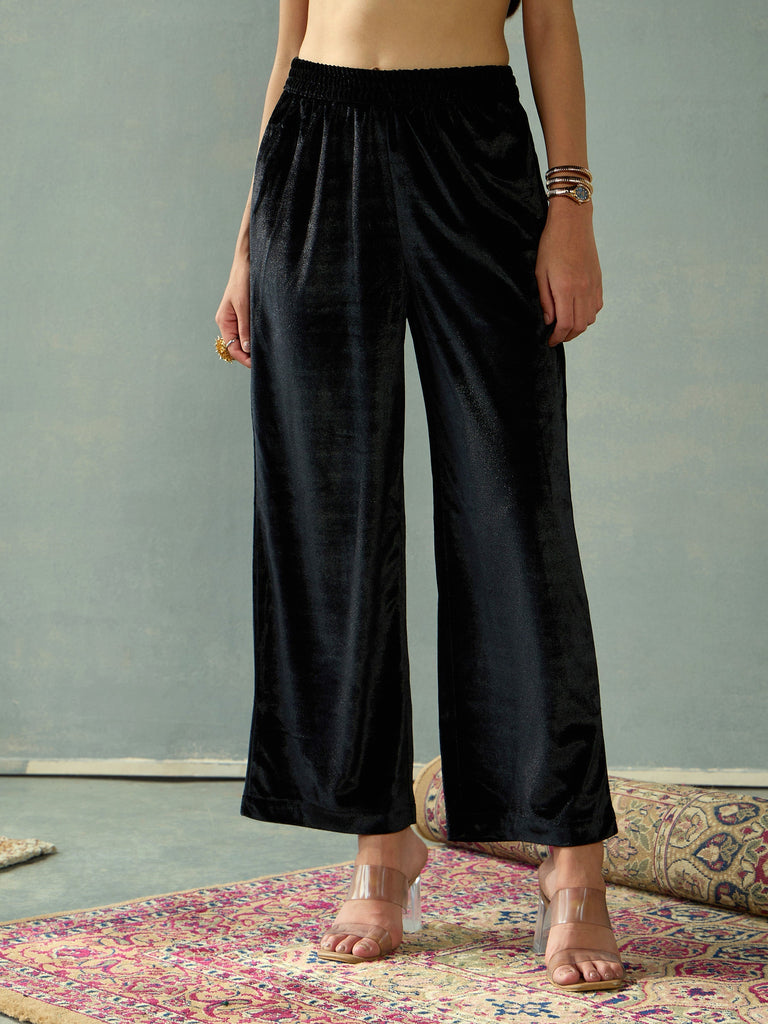 Women's Black Strong Pant