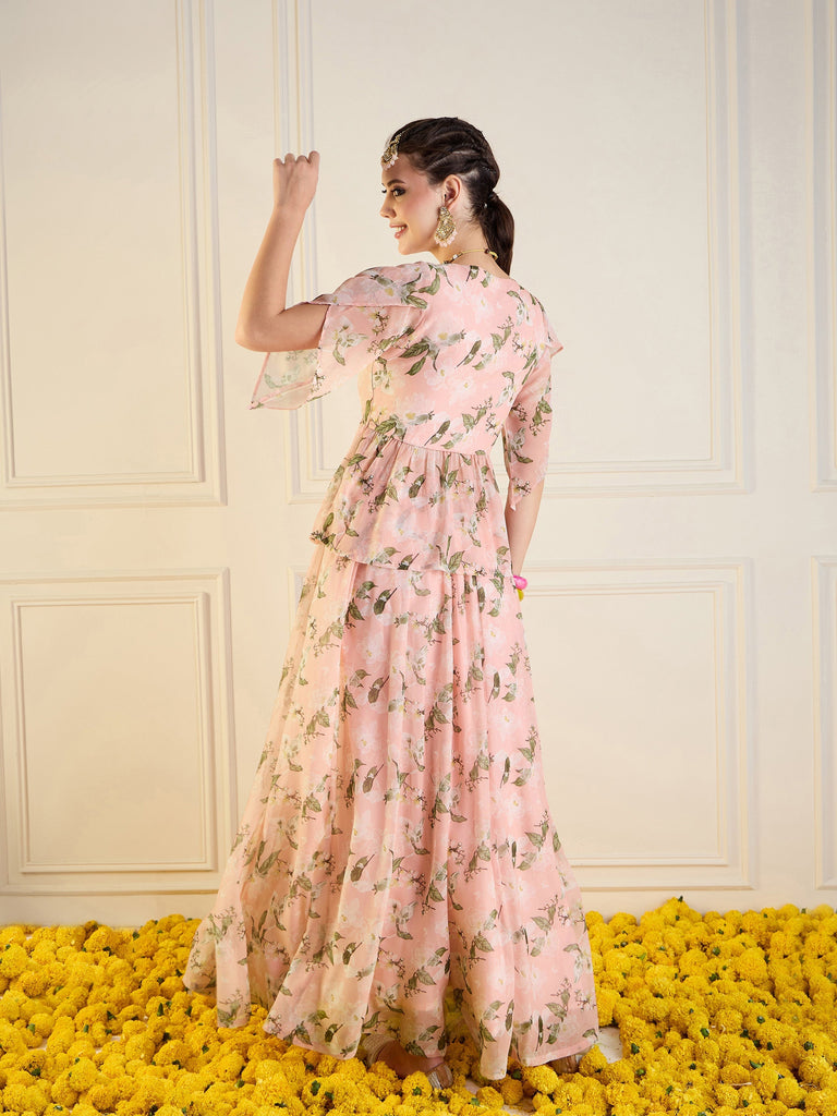 Women's Pink Floral Co-Ord Set