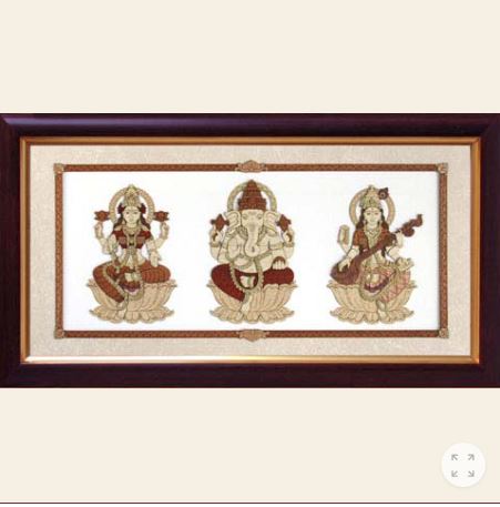 Ganesh Laxmi Saraswati Frame
