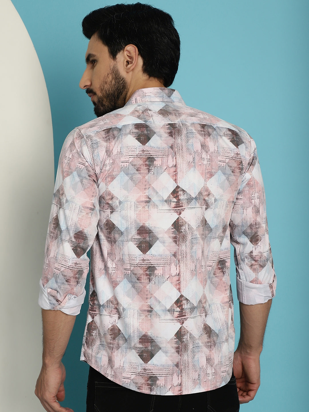 Men's Printed Casual Shirt for - Taantav