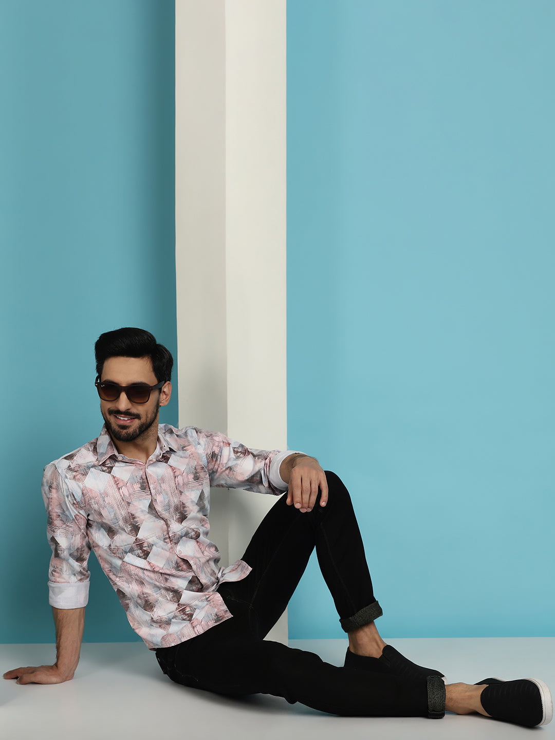 Men's Printed Casual Shirt for - Taantav