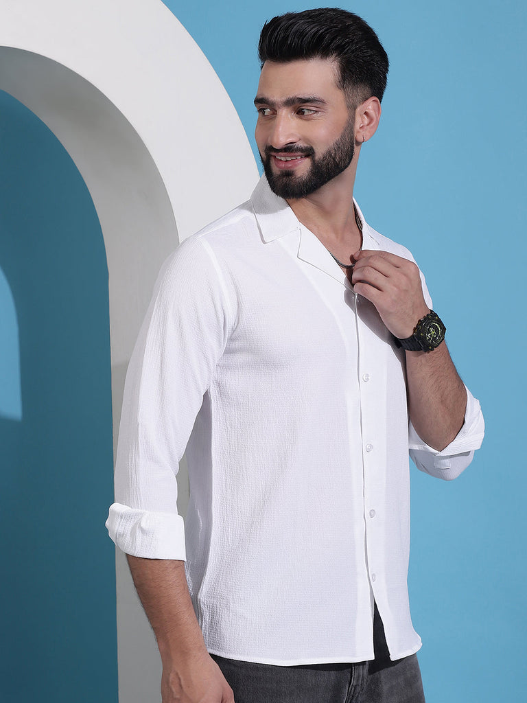Men's Lapel Collar Casual Shirt for .