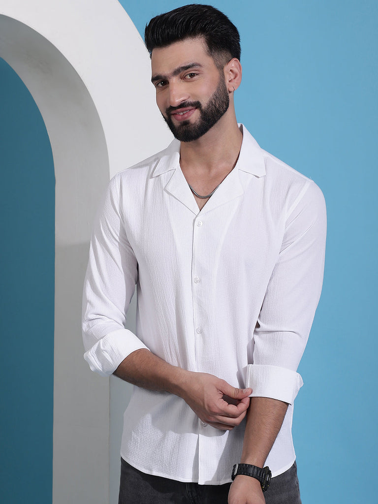 Men's Lapel Collar Casual Shirt for .