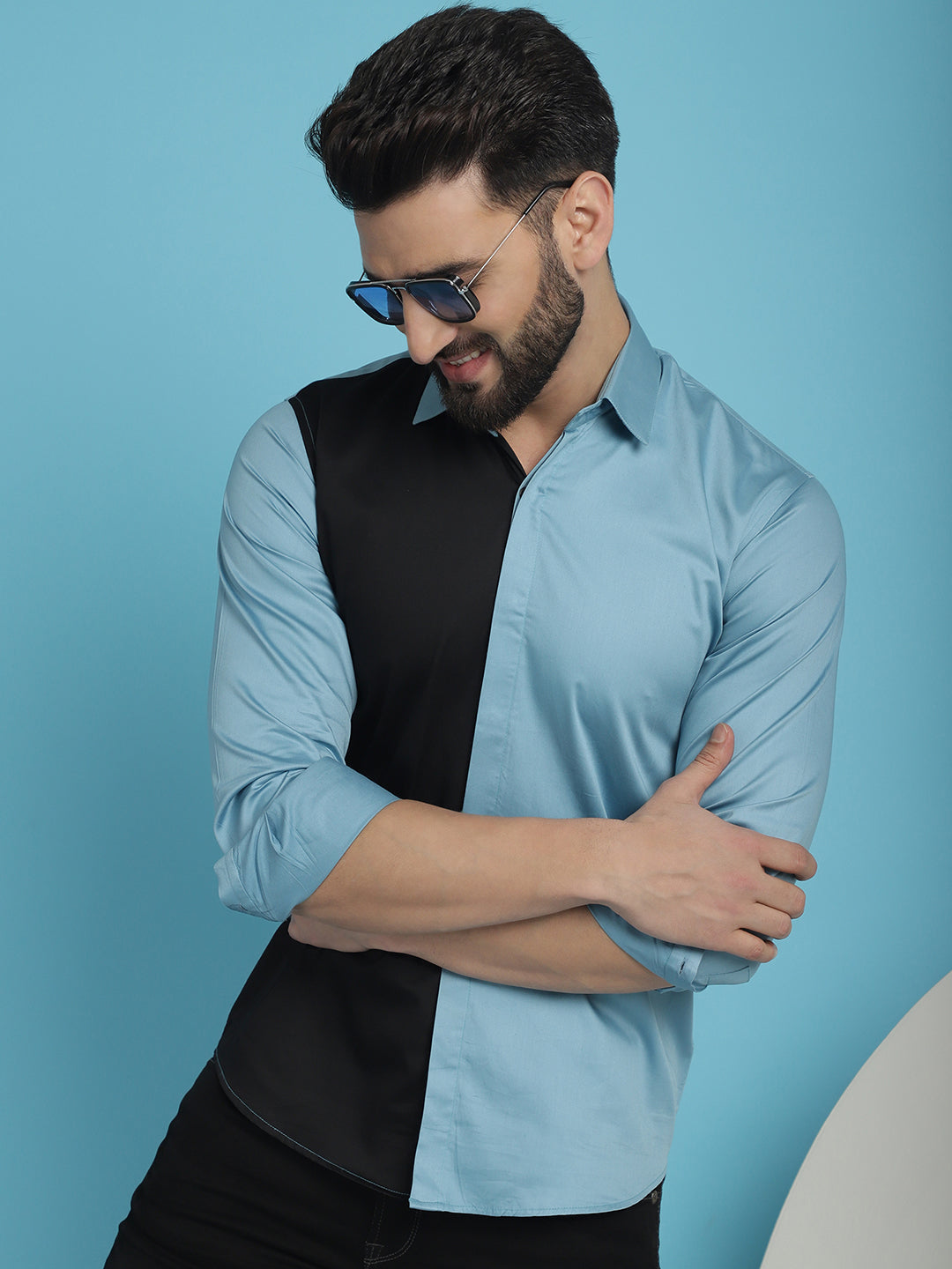 Men's Premium Cotton Satin Casual Shirt - Taantav