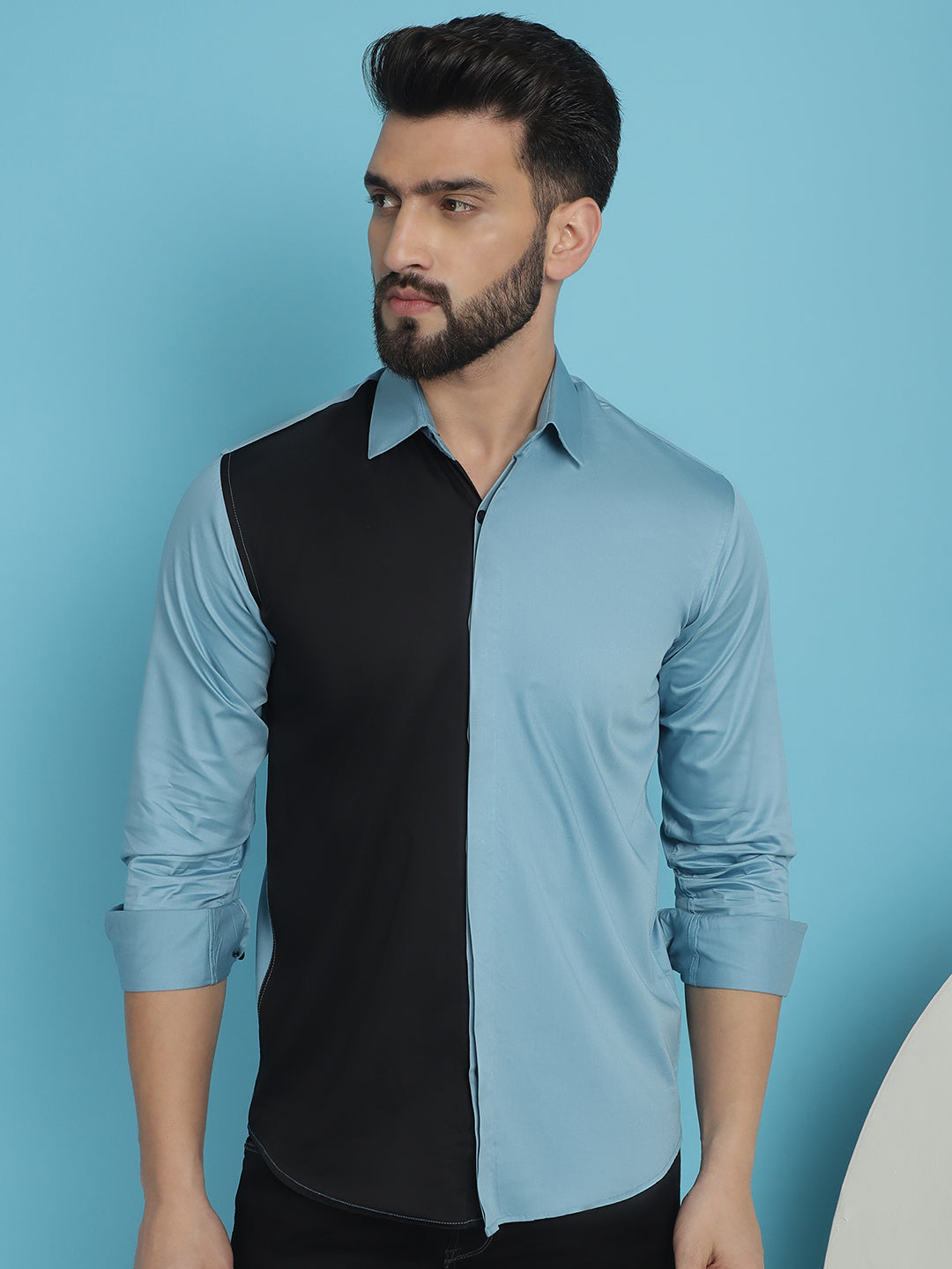 Men's Premium Cotton Satin Casual Shirt - Taantav