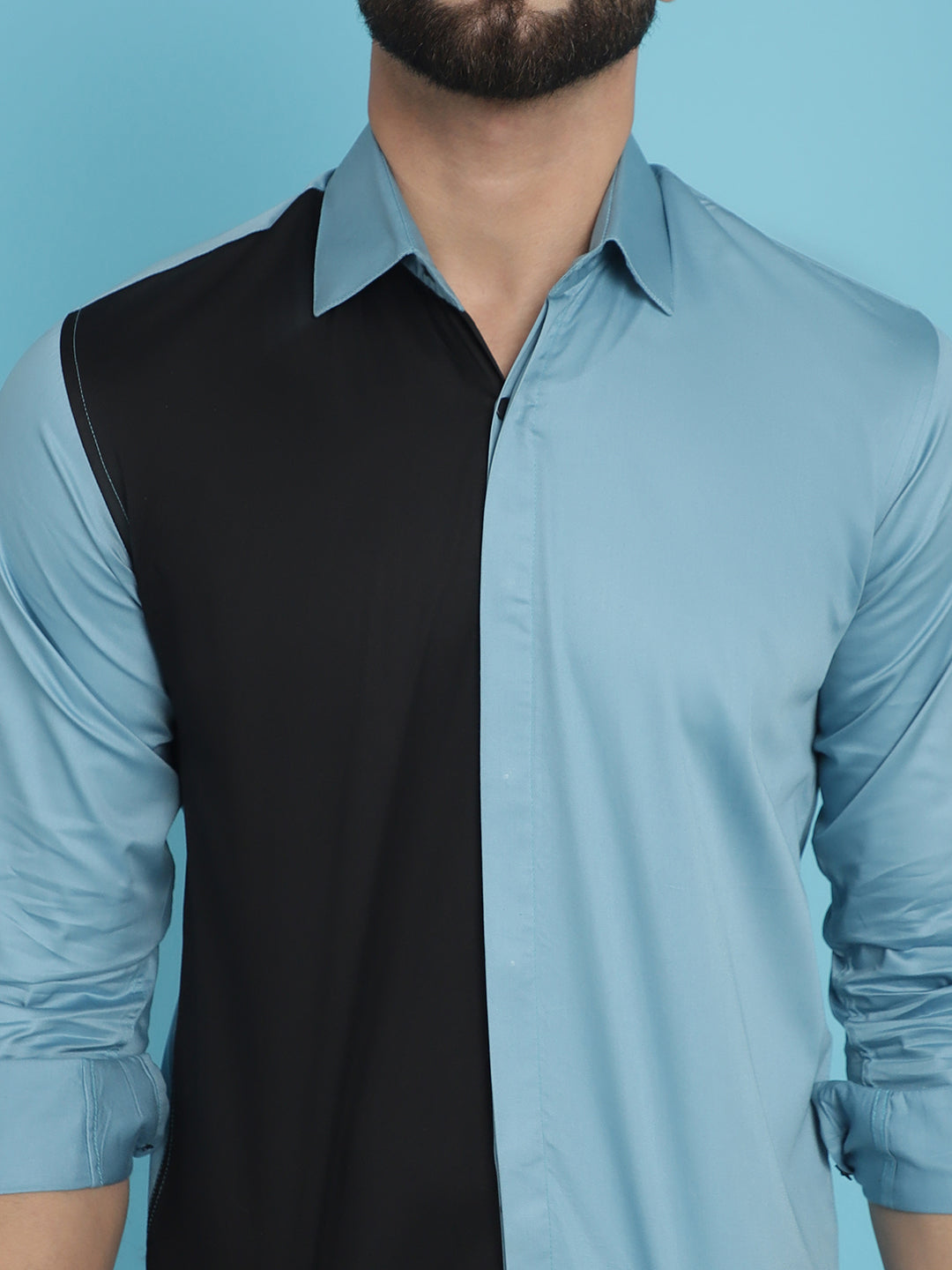 Men's Premium Cotton Satin Casual Shirt - Taantav