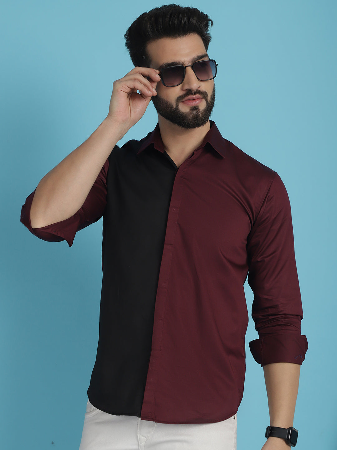 Men's Premium Cotton Satin Casual Shirt - Taantav