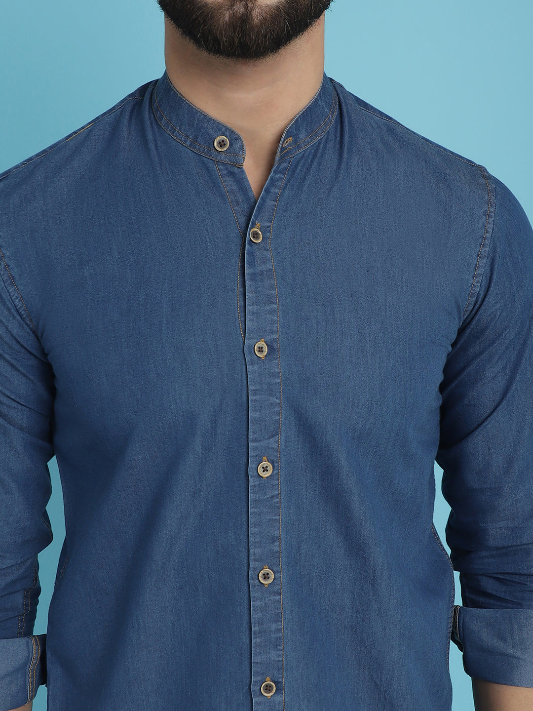 Men's Denim Casual Shirt for Men - Taantav