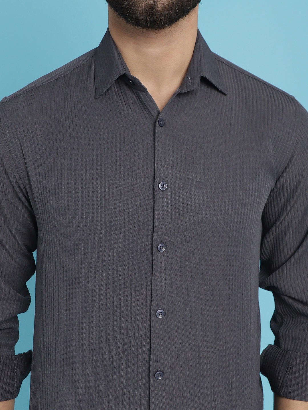 Men's Striped Casual Shirt for - Taantav