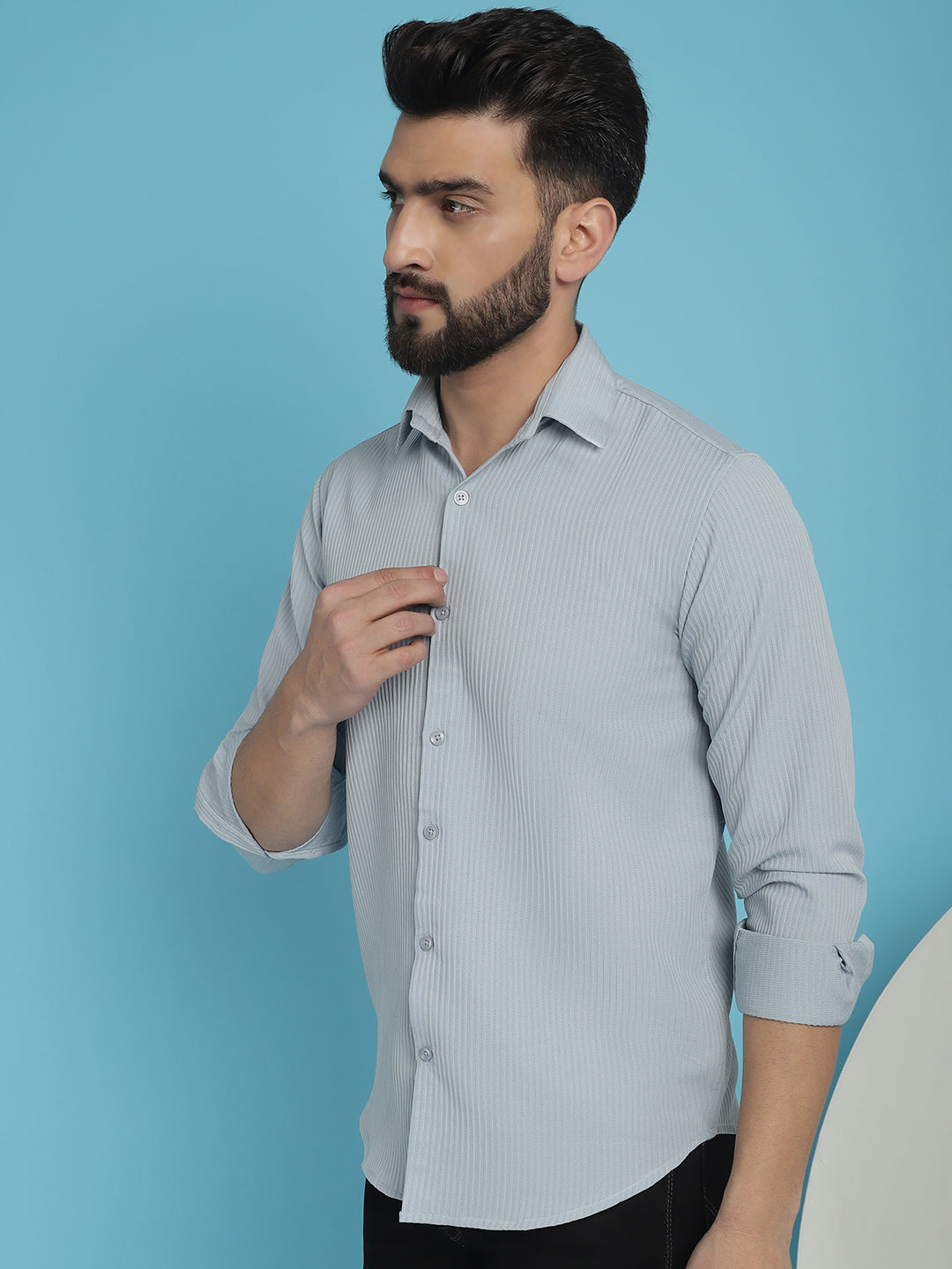 Men's Striped Casual Shirt for - Taantav