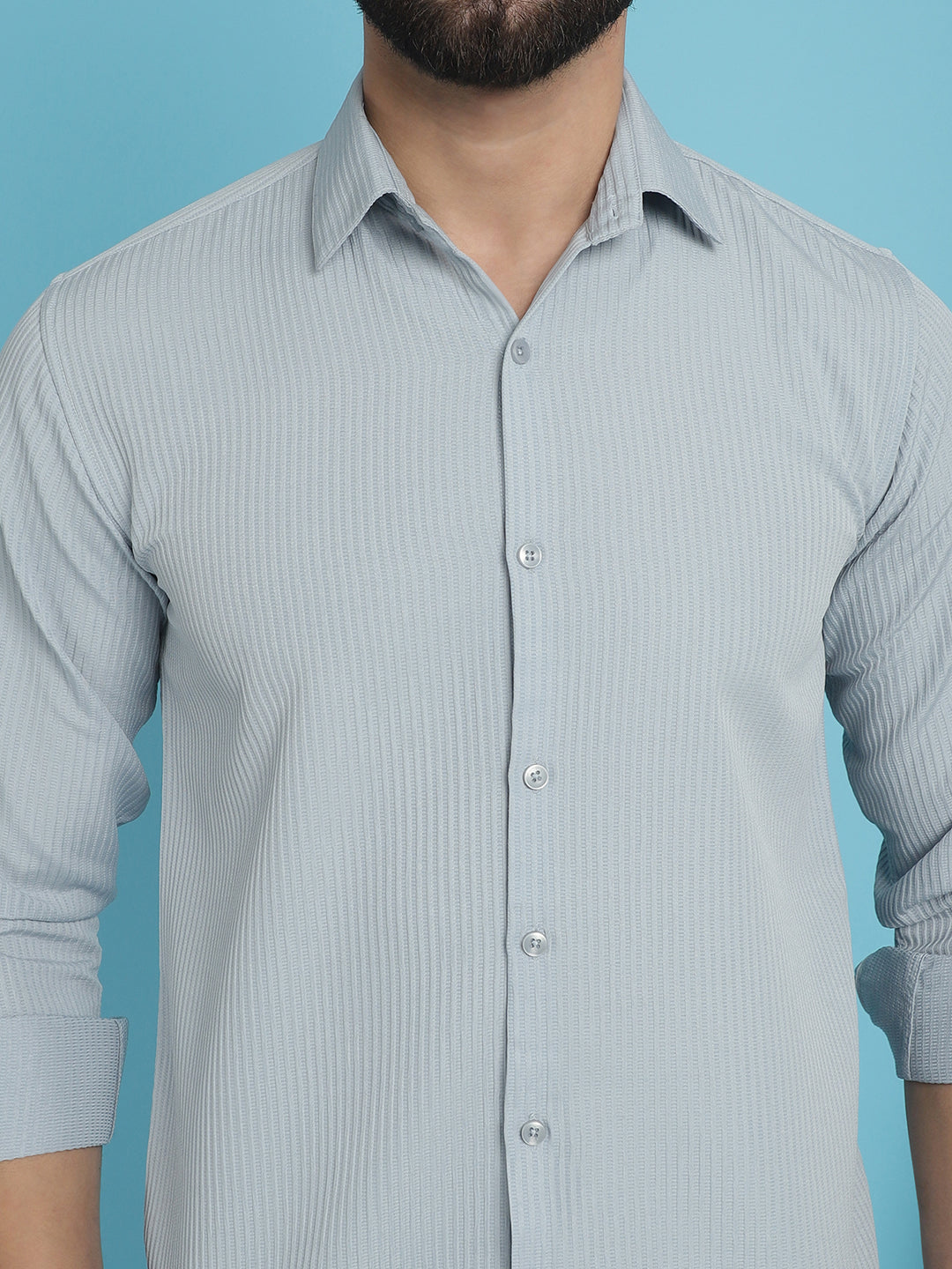 Men's Striped Casual Shirt for - Taantav