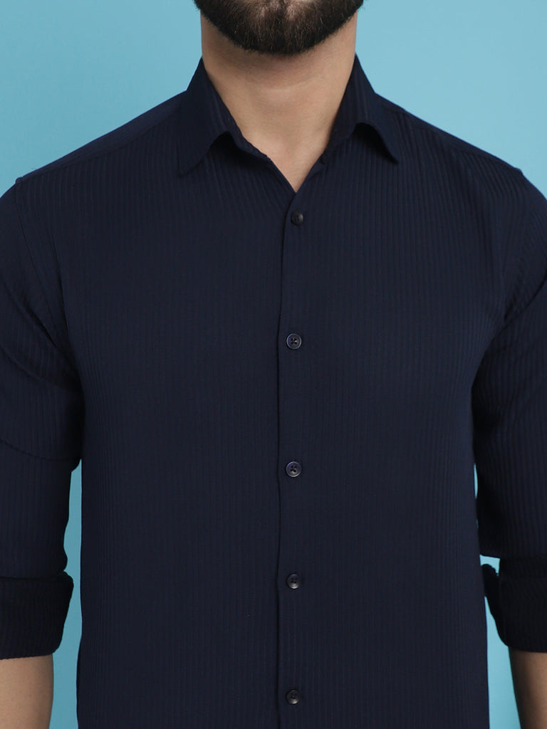 Men's Striped Casual Shirt for