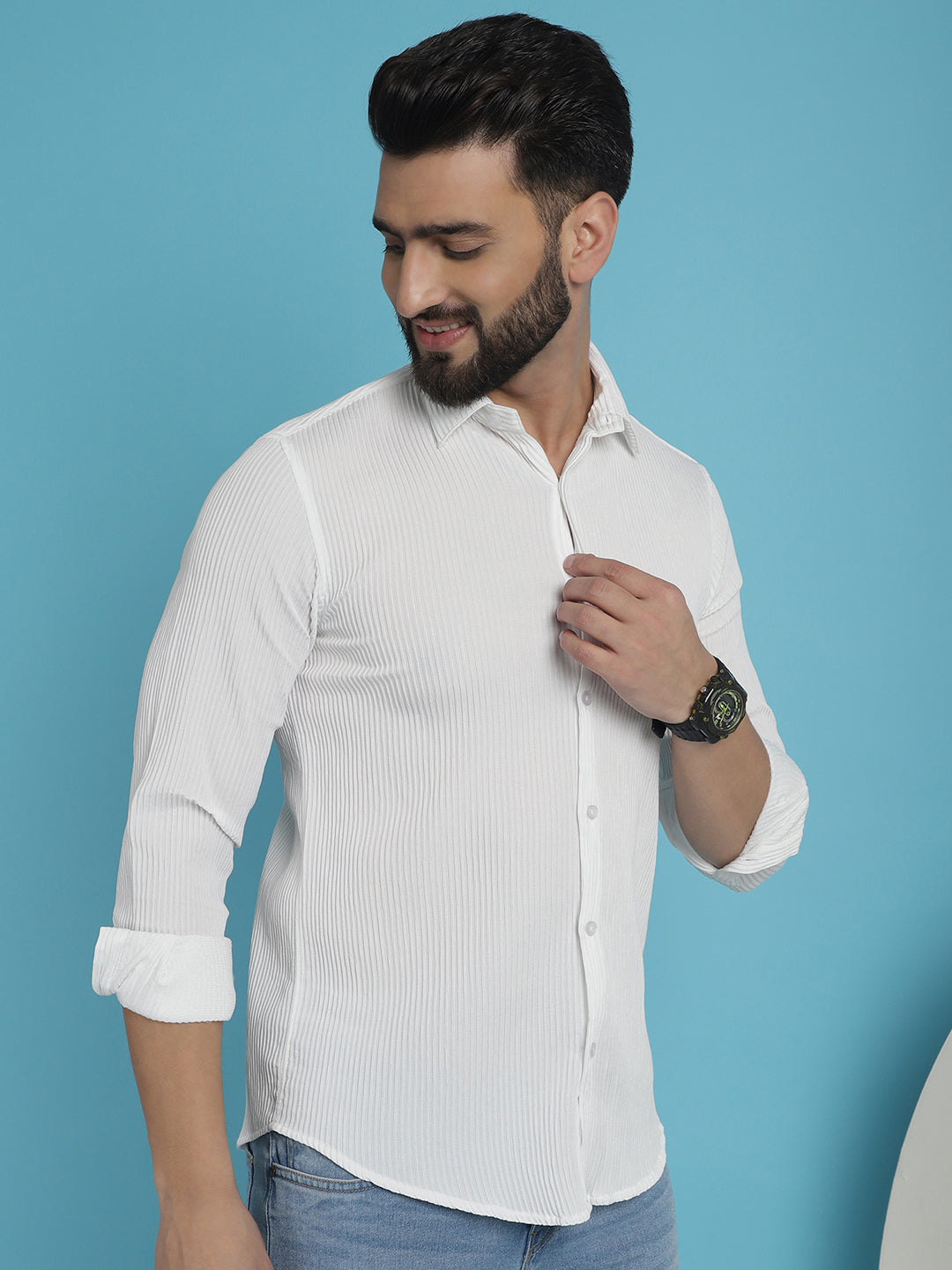 Men's Striped Casual Shirt for - Taantav