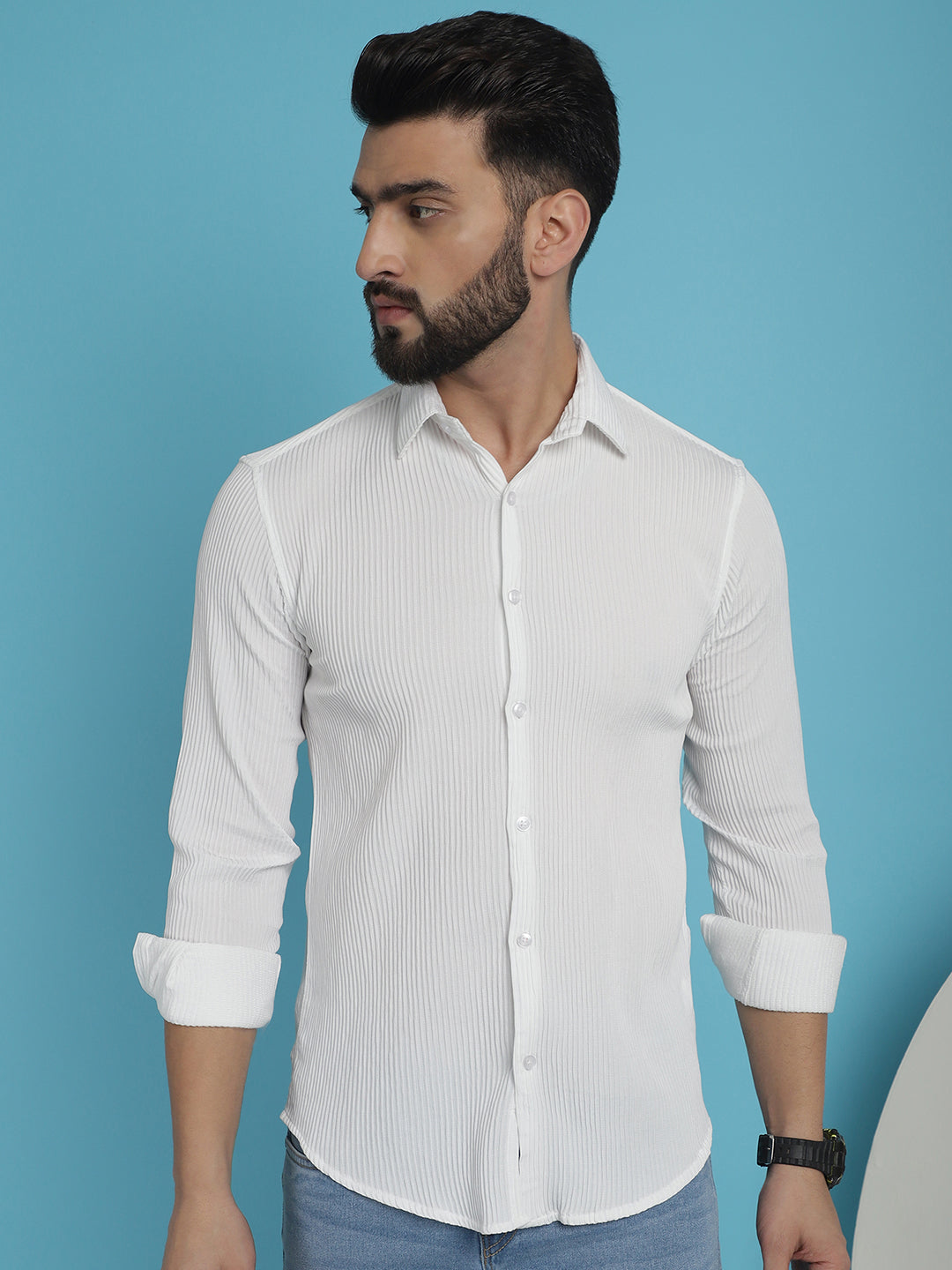 Men's Striped Casual Shirt for - Taantav