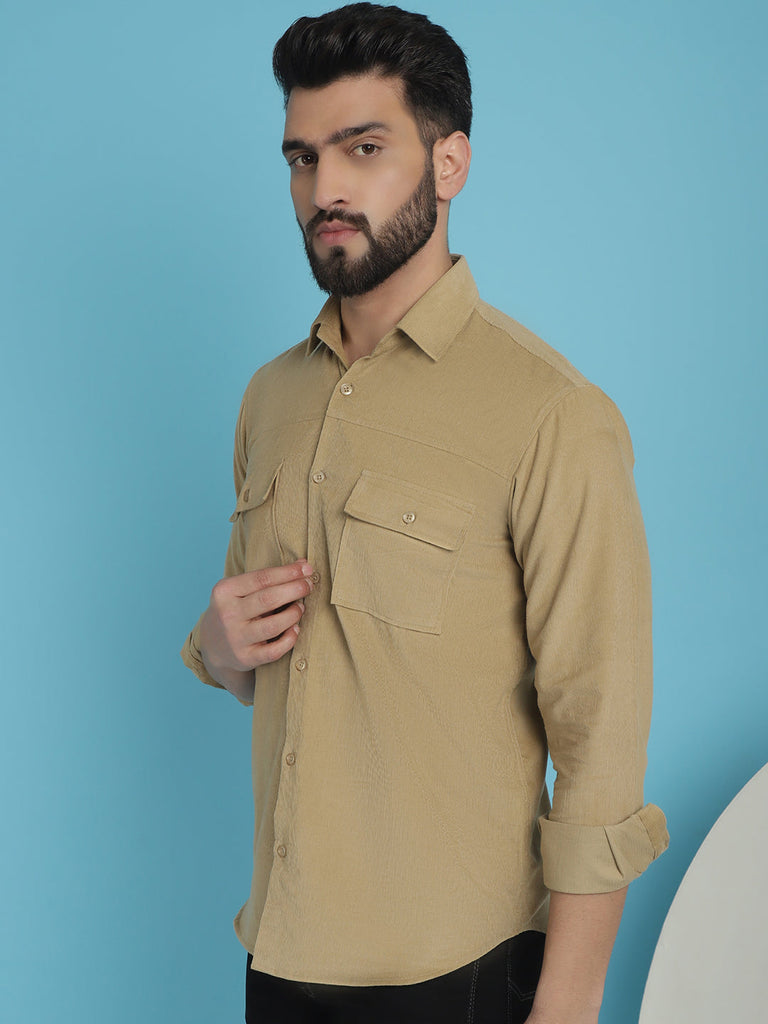 Men's Standard Corduroy Cotton Shirt
