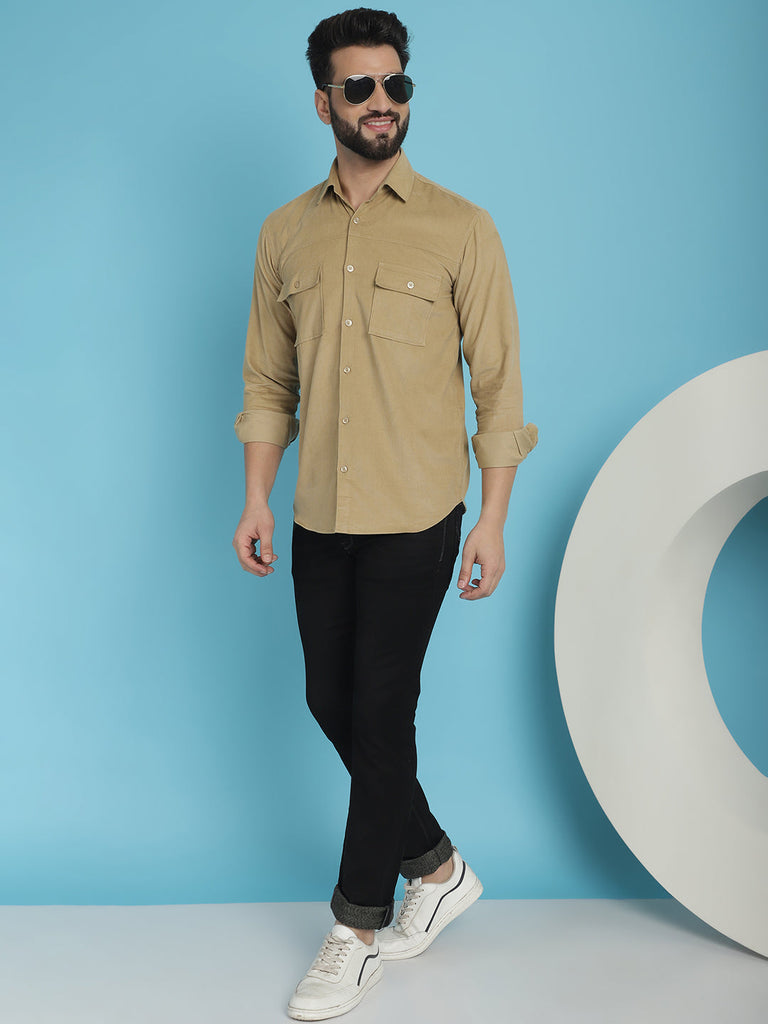 Men's Standard Corduroy Cotton Shirt