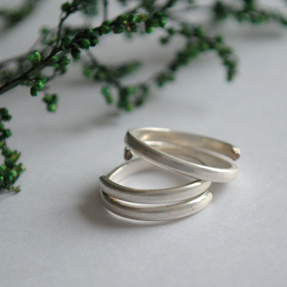 Women's Silver Adjustable Toe Rings