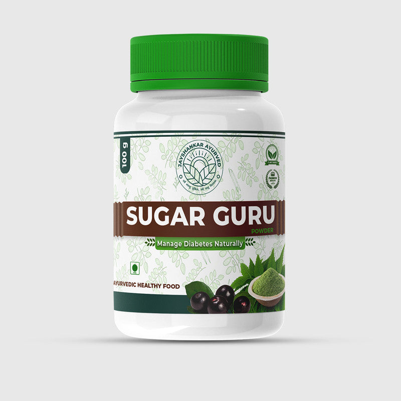 Sugar Guru Powder - Your Natural Way To Manage Diabetes Effectively (100Gm) - Jayshankar Ayurved