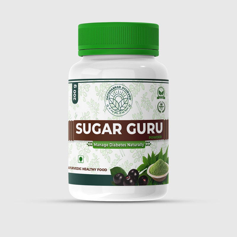 Sugar Guru Powder - Your Natural Way To Manage Diabetes Effectively (200Gm) - Jayshankar Ayurved