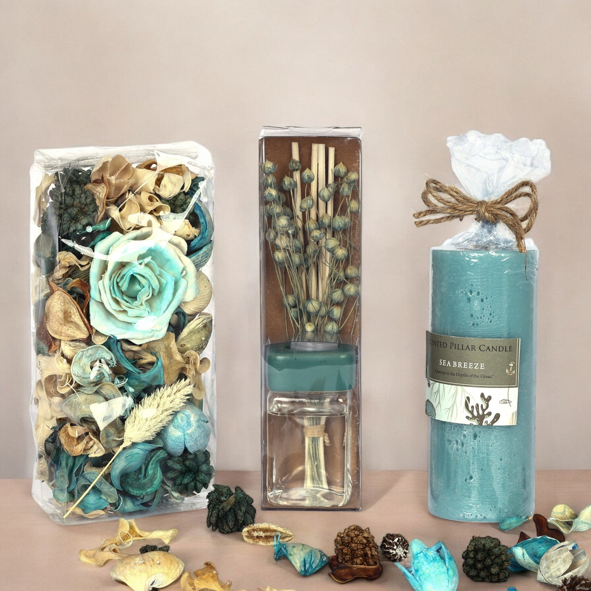 Sea Breeze Aroma Gift Set—Blue