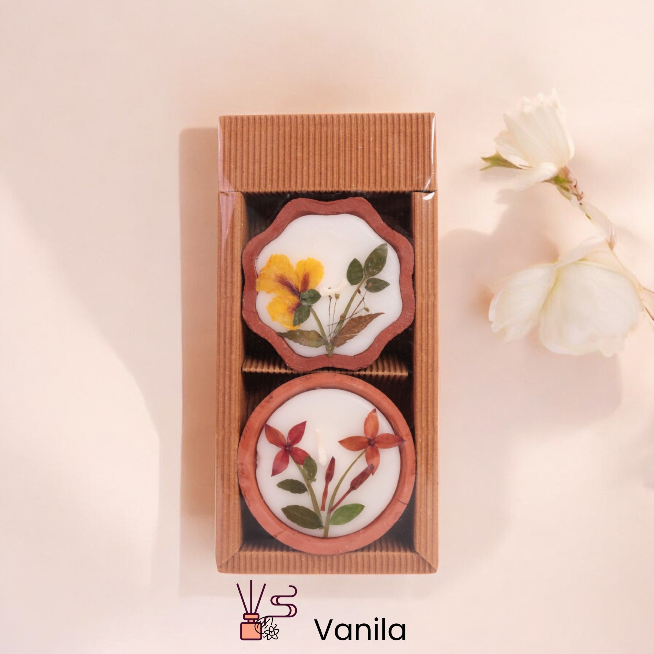 Set of 2 Scented Candle Box