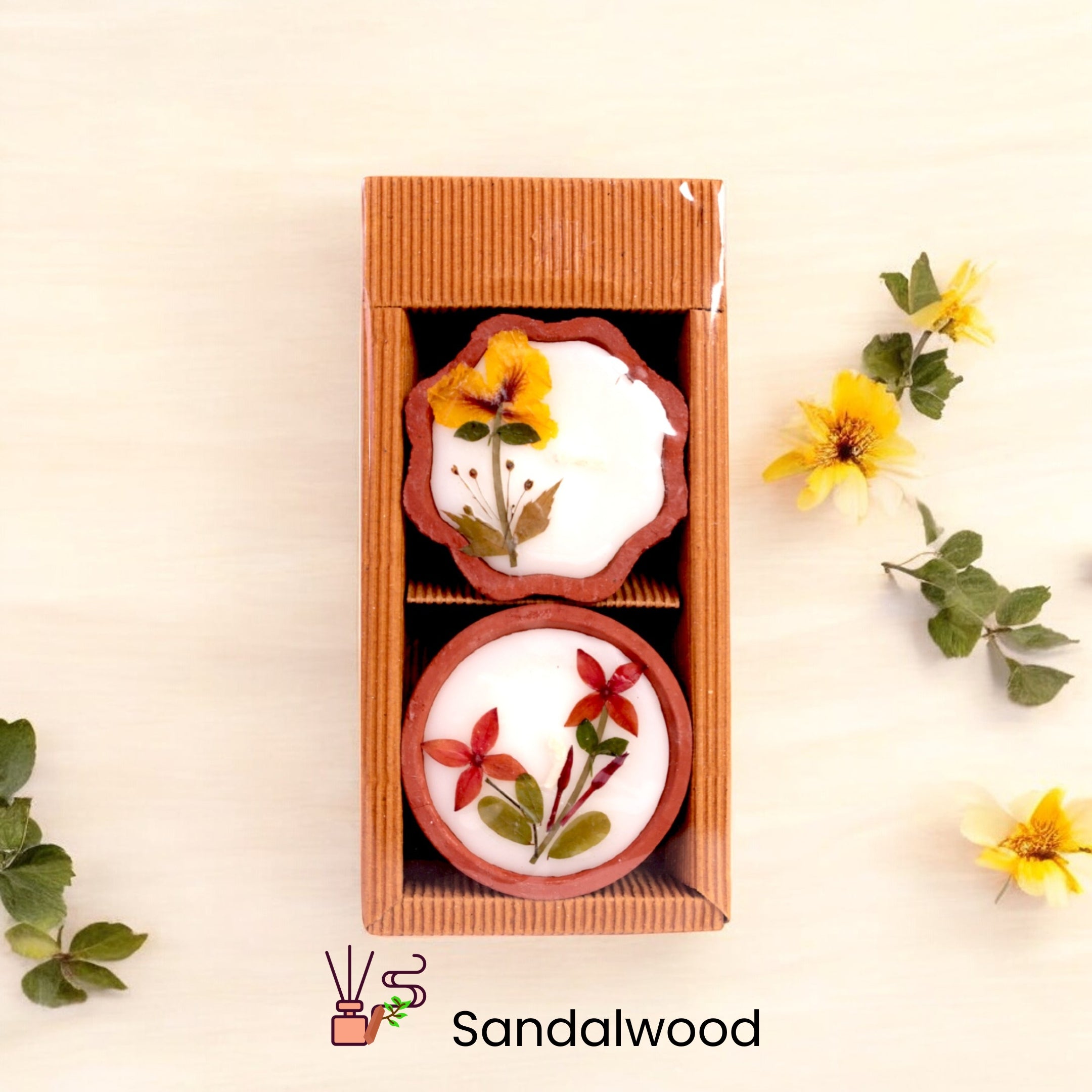 Set of 2 Scented Candle Box