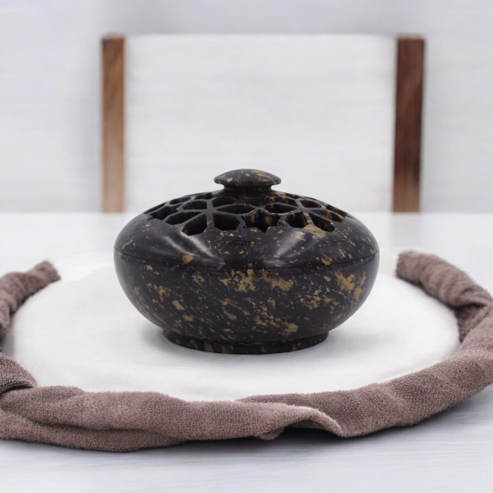 Soapstone Incense Burner 