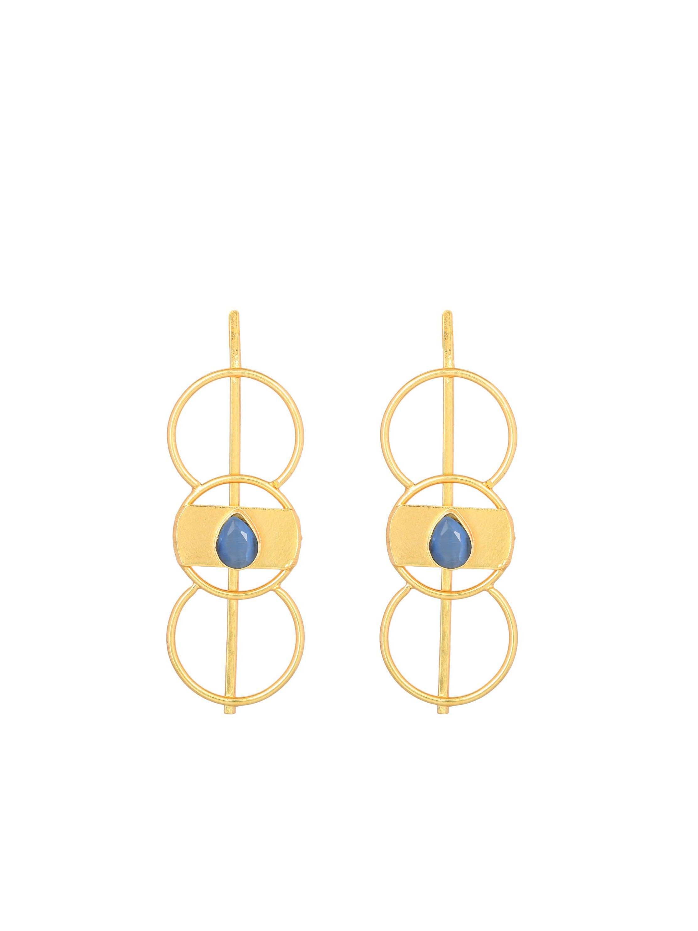 Women's Three Loop Earring