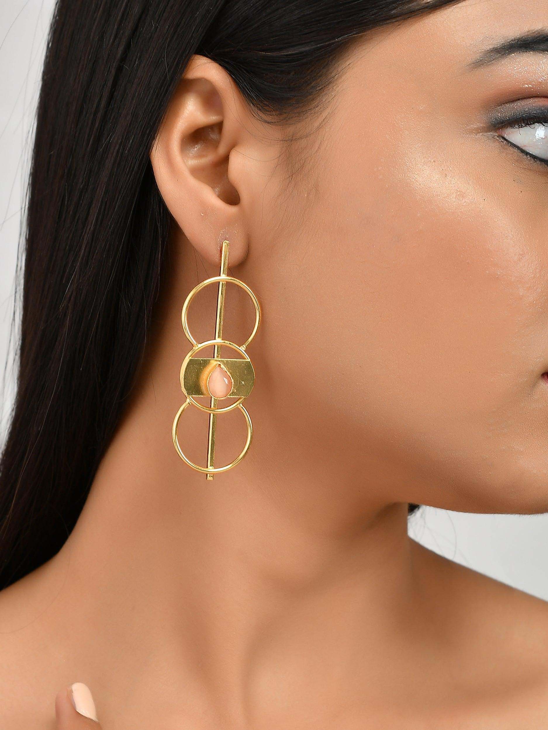 Women's Three Loop Earring