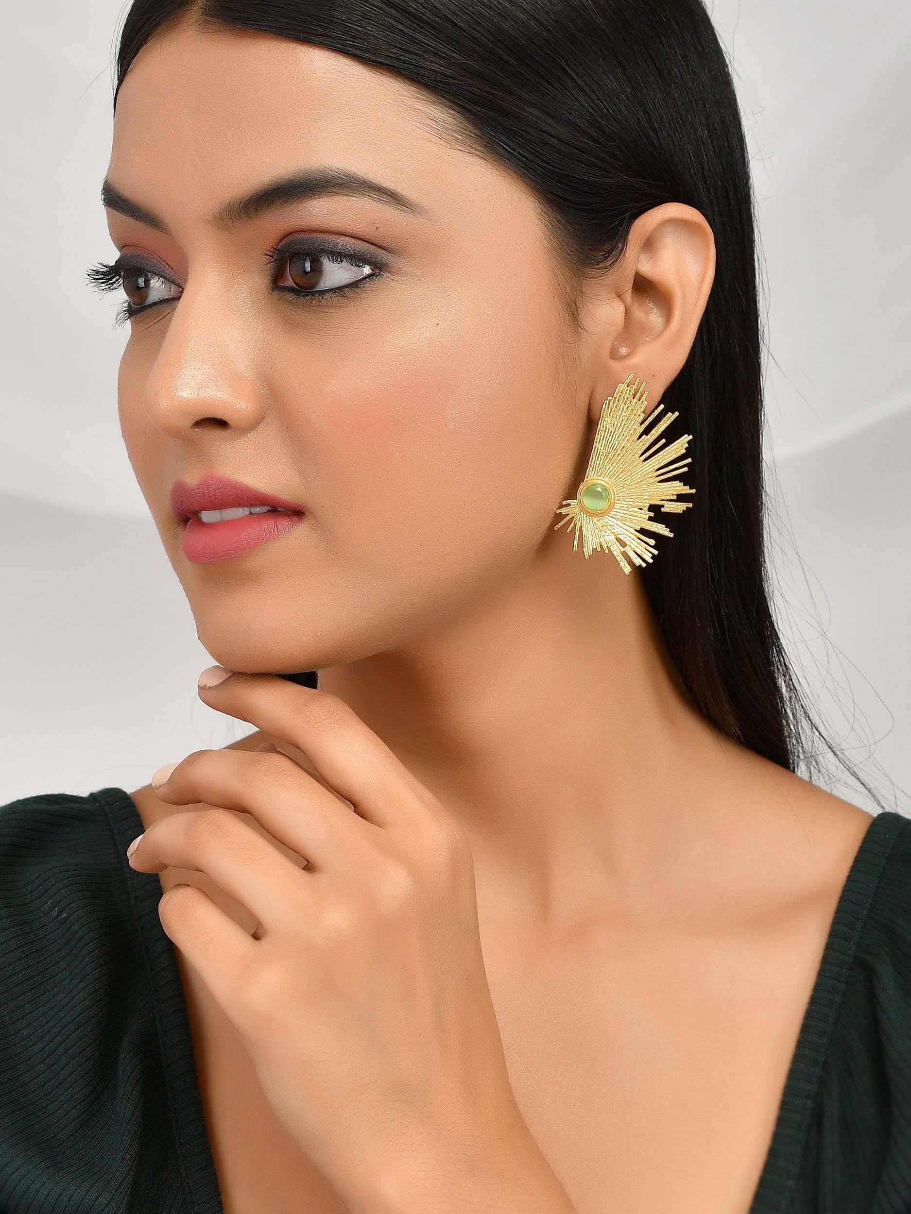 Women's Thunder Textured Earring