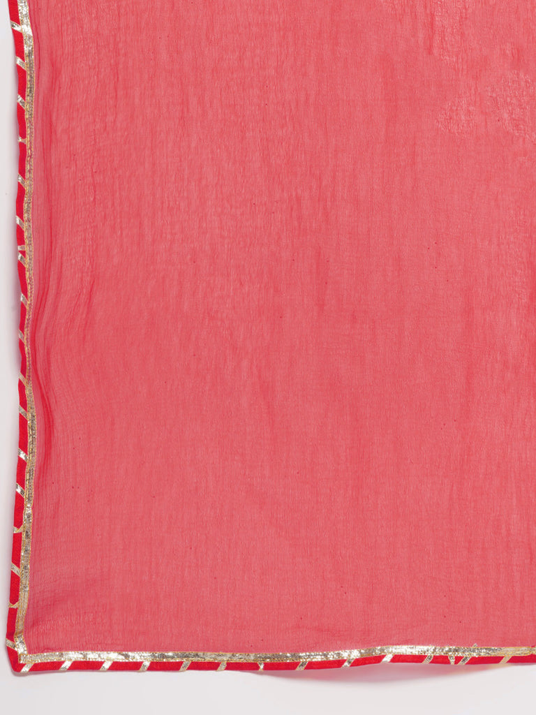 Girls Printed Ready To Wear Lehenga & Blouse With Dupatta