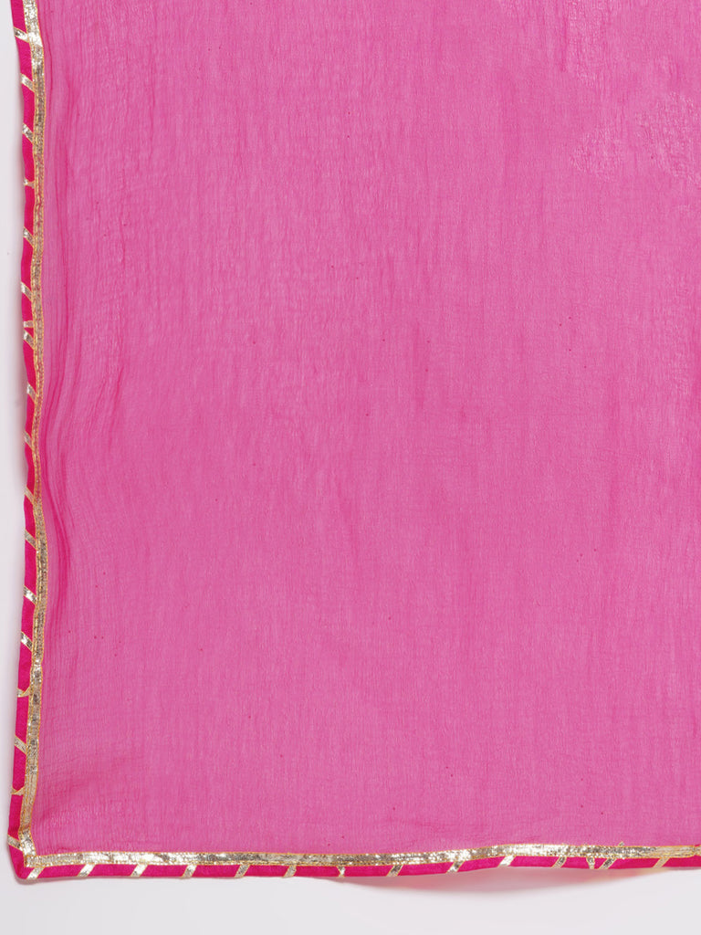 Girls Printed Ready To Wear Lehenga & Blouse With Dupatta