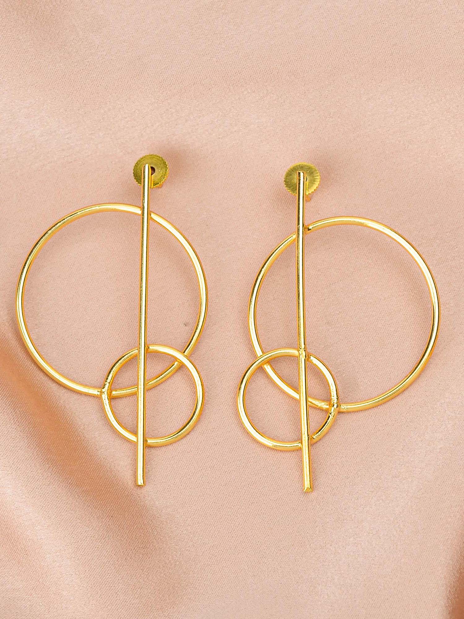 Women's Two Wheel Earring