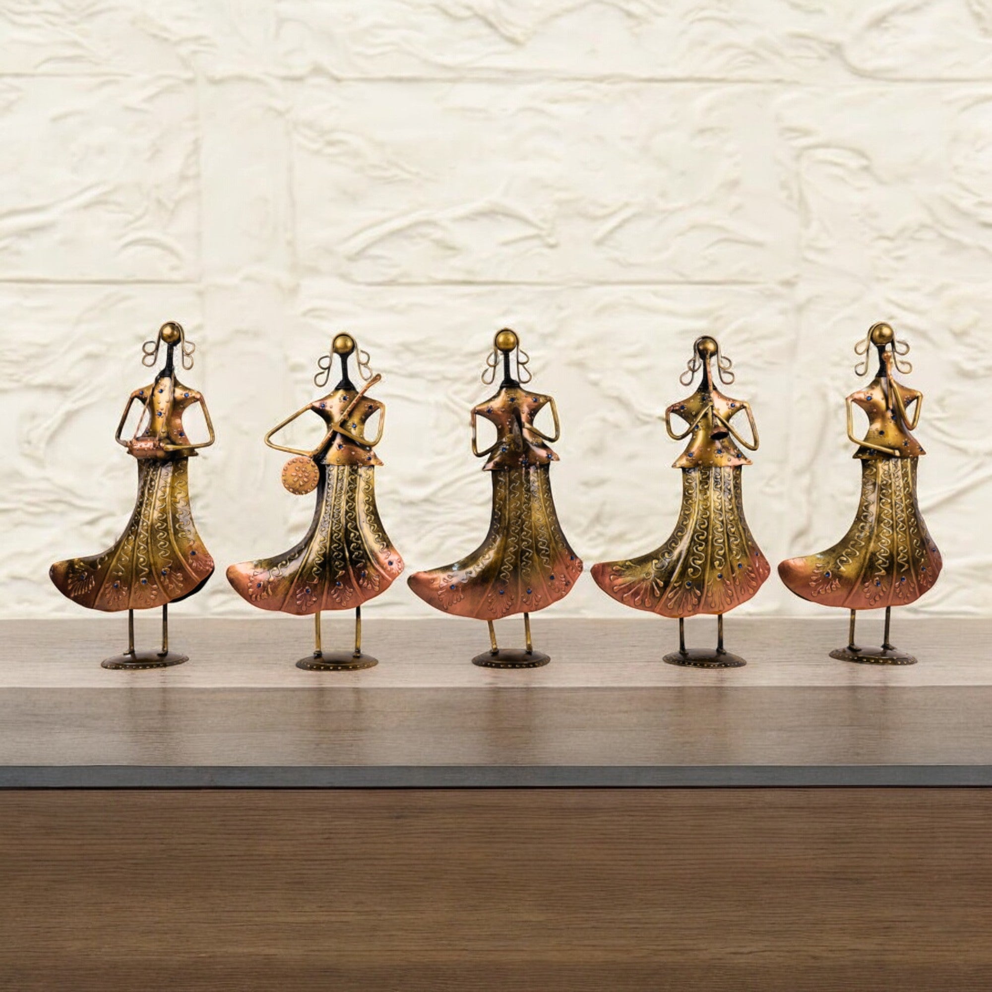 Tribal Women Musician Showpiece