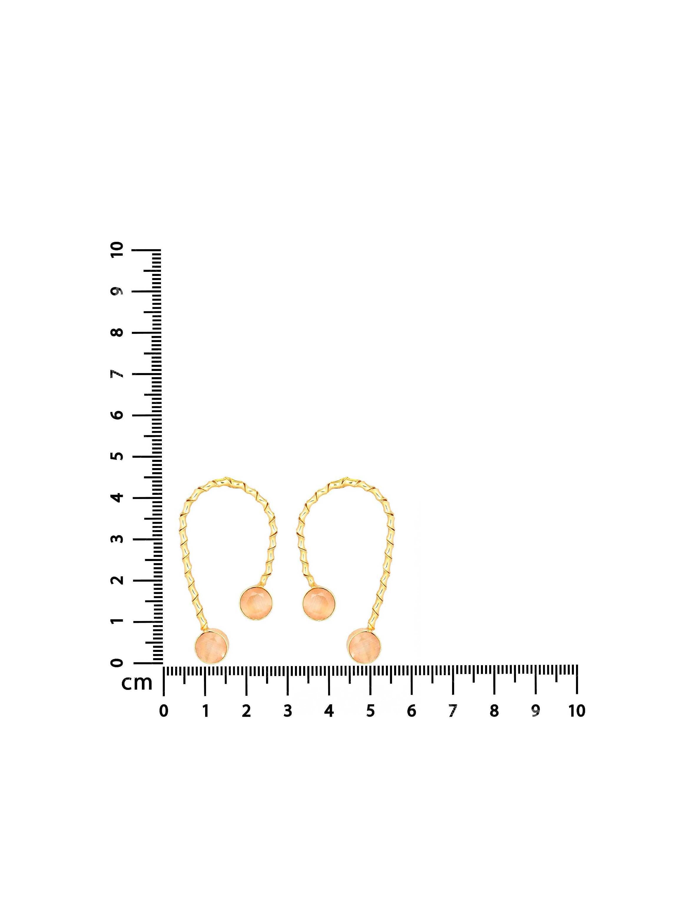 Women's Upside Down U-Shaped Wired Earrings - Zurii Jewels