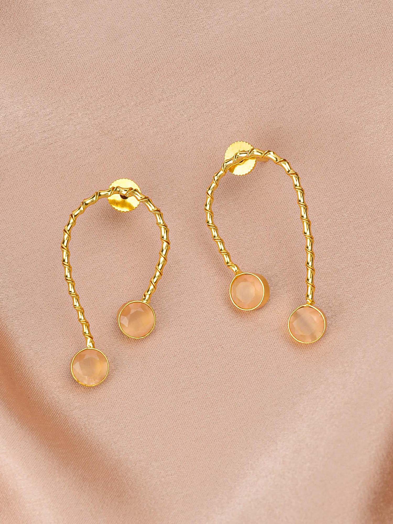 Women's Upside Down U-Shaped Wired Earrings