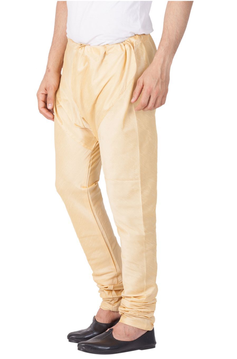 Men's Gold Cotton Silk Blend Pyjama