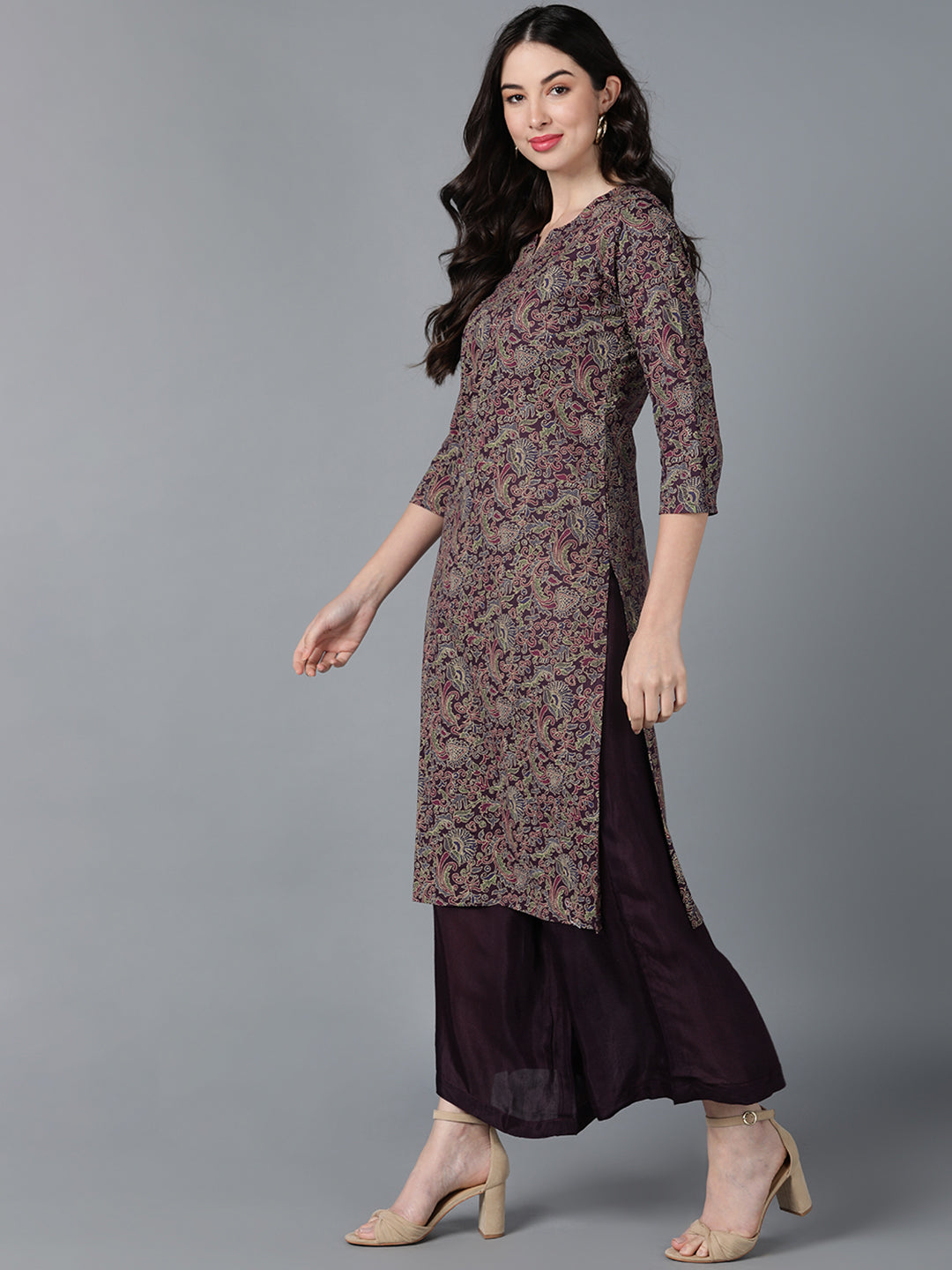 Women's Ahika Cotton Printed Kurta