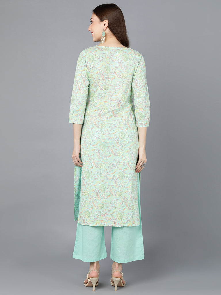 Women's Cotton Ethnic Printed Kurta