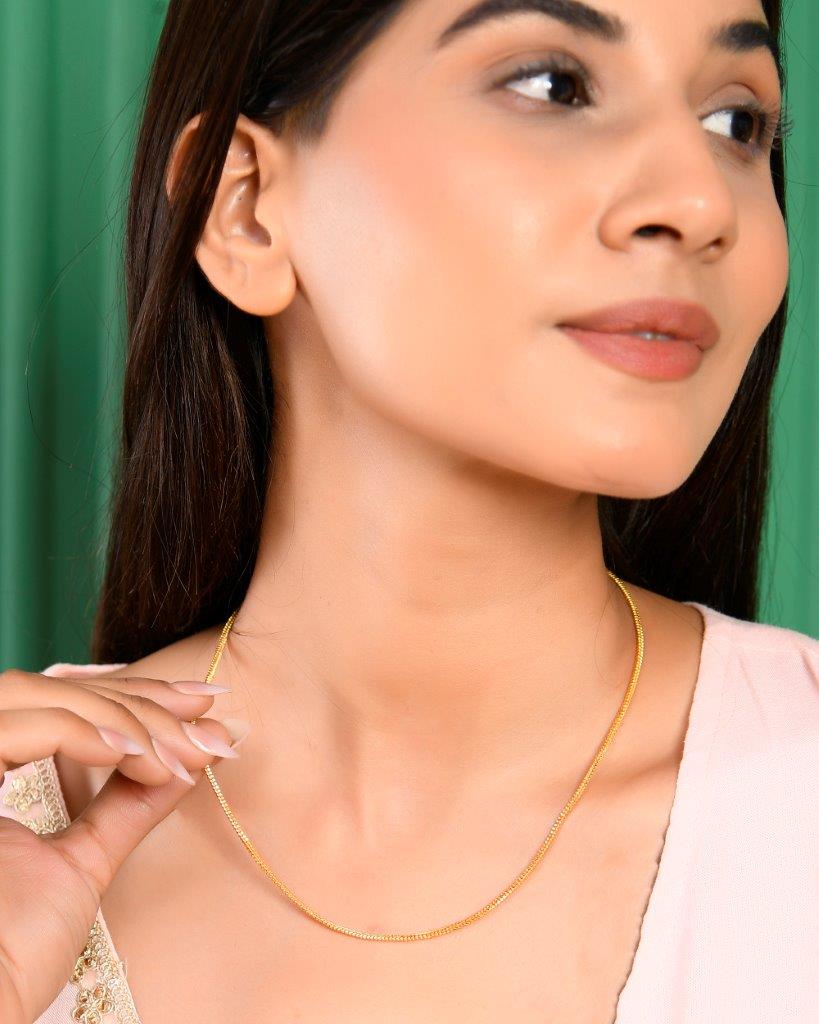 Women's Gold Plated Snake Chain For  Women