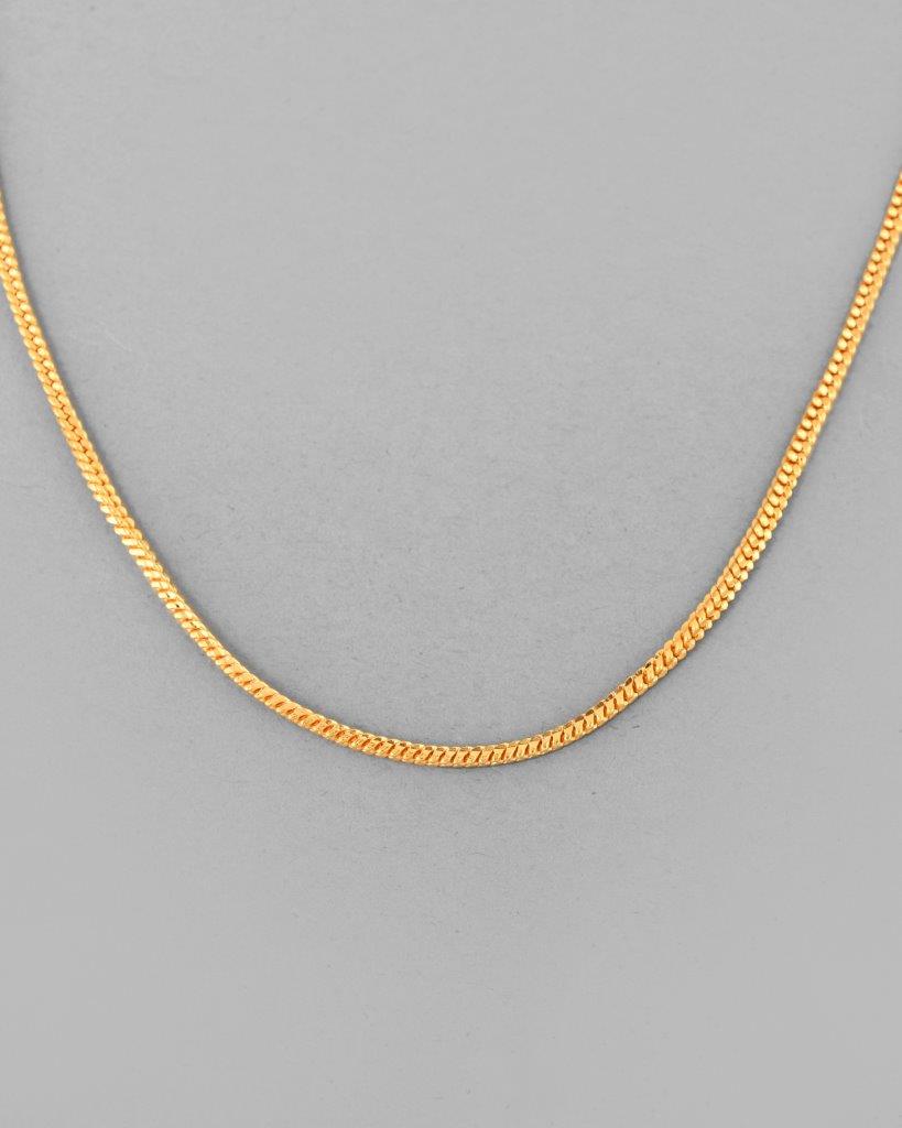 Women's Gold Plated Snake Chain For  Women