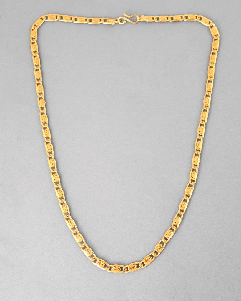 Men's Gold-Plated Statement Chain