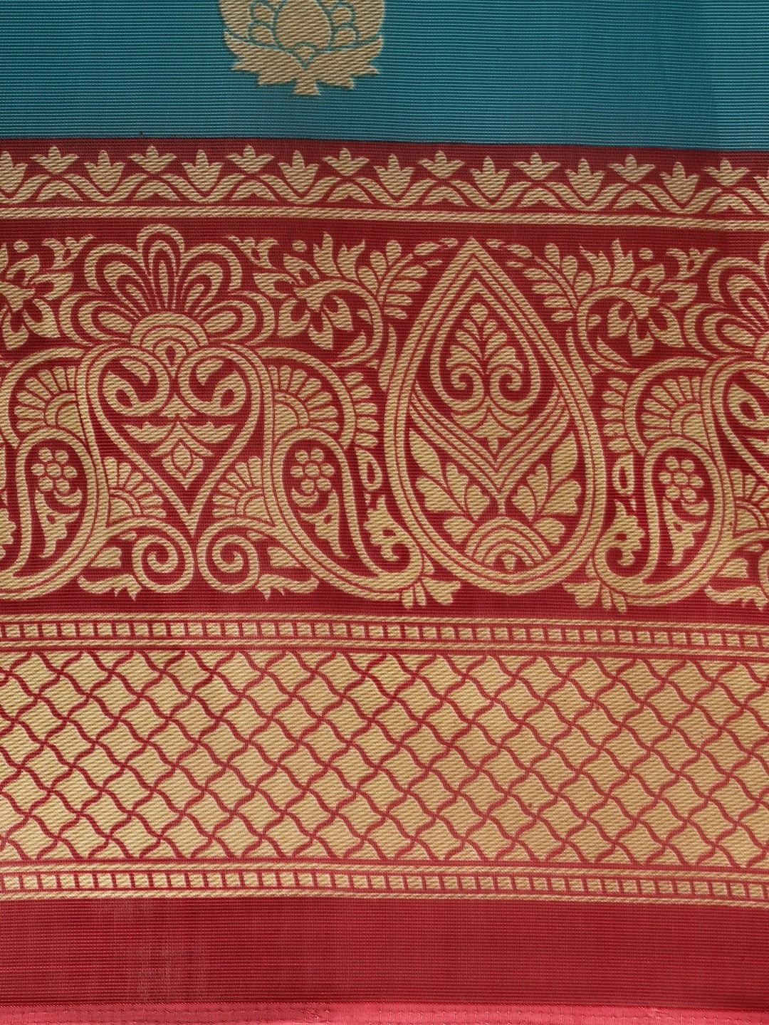 Women's Maroonâ  Art Silk Printed Saree - Ahika