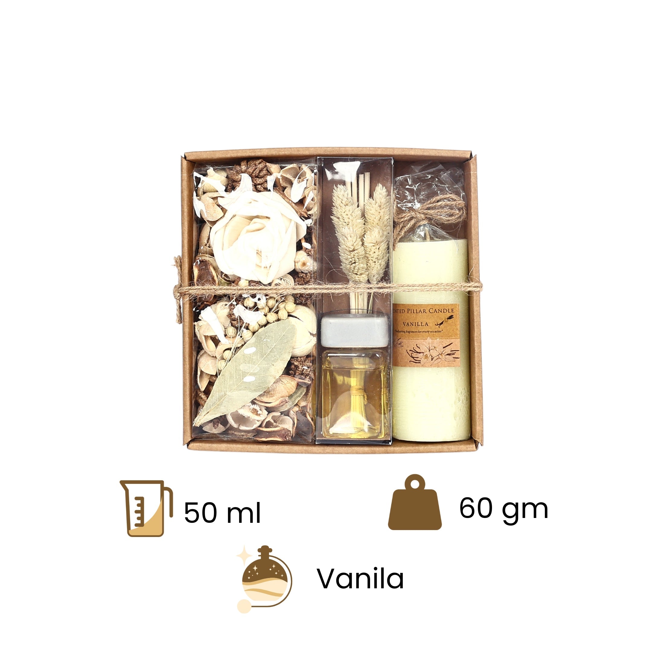 Vanilla Aroma Gift Set—Cream