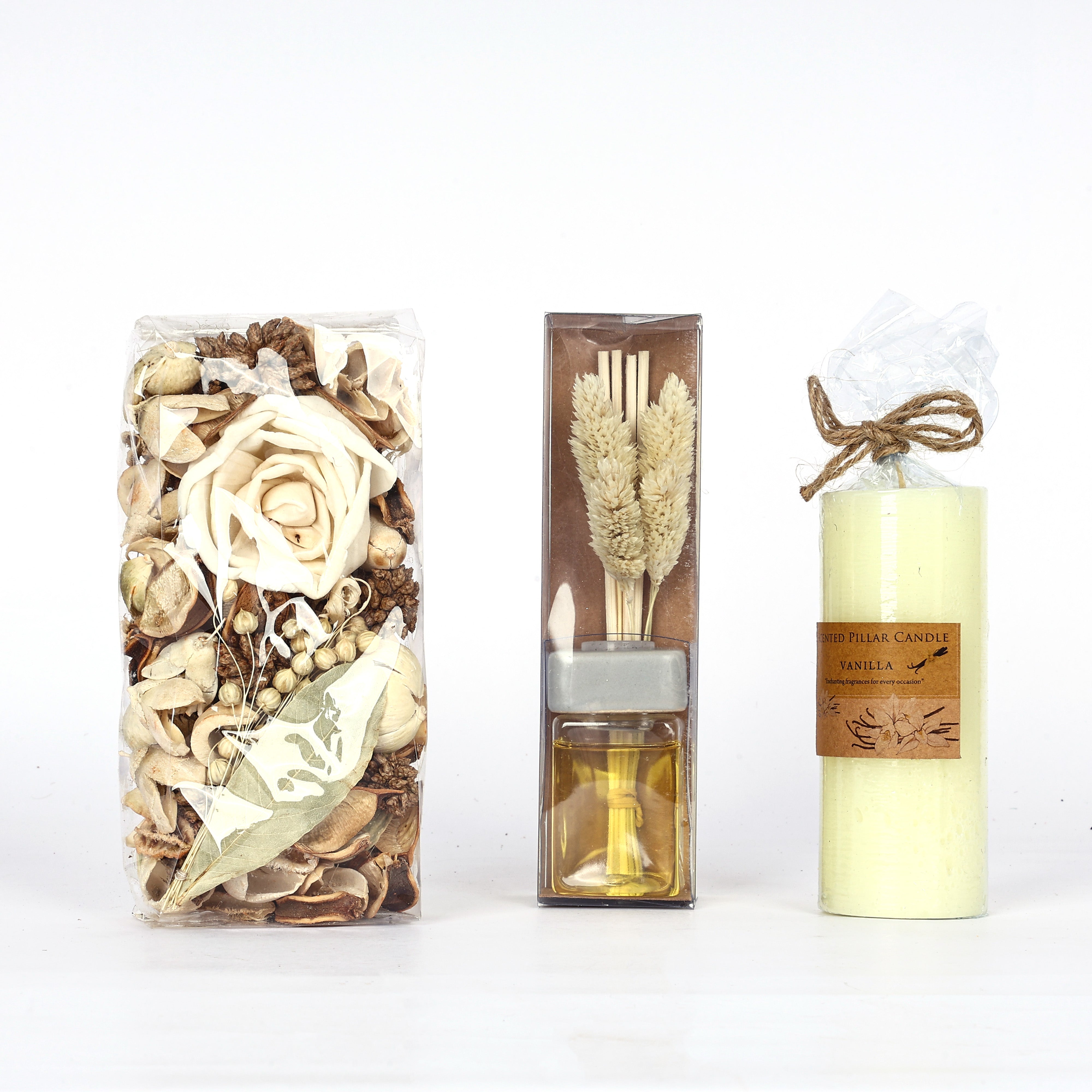 Vanilla Aroma Gift Set—Cream