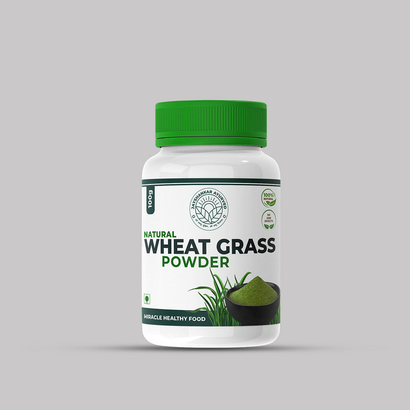 Wheat Grass Powder - Green Power For Your Wellness Journey (100Gm) - Jayshankar Ayurved