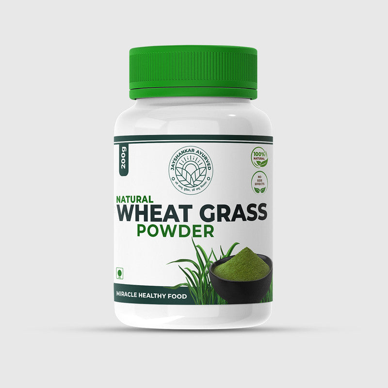 Wheat Grass Powder - Green Power For Your Wellness Journey (200Gm) - Jayshankar Ayurved