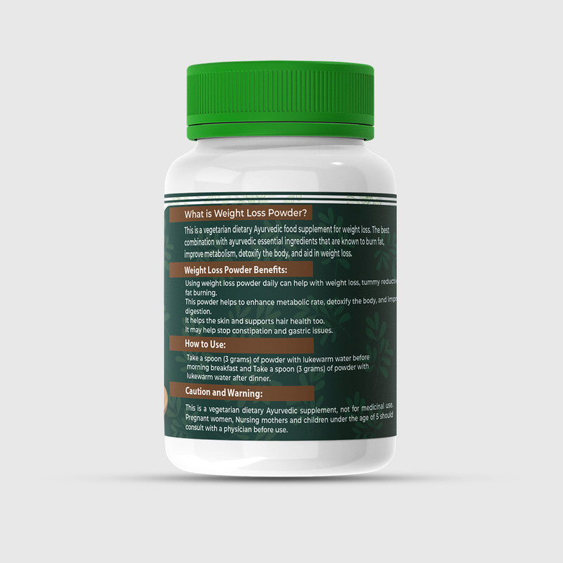 Weight Loss Powder - Naturally Shape Your Body And Burn Fat Efficiently - Jayshankar Ayurved